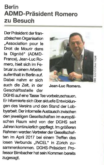 Jean-Luc Romero à Berlin > On en parle "ADMD-Prasident Romero zu Besuch" Jean-Luc Romero à Berlin > On en parle "ADMD-Prasident Romero zu Besuch"
